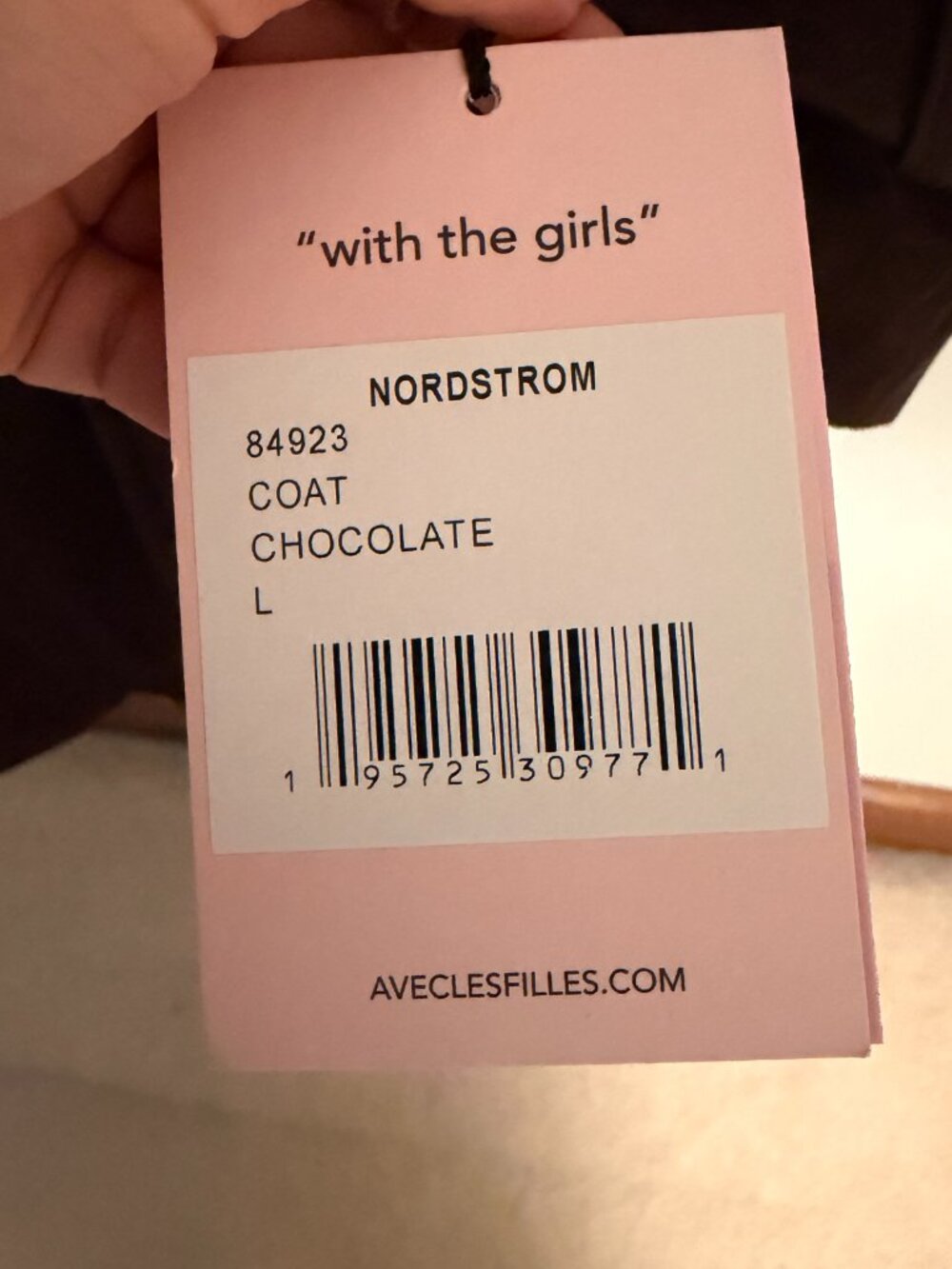 NWT Avec Les Filles Double Breasted Brown Faux Suede Maxi Trench Coat, Size L - Picture 8 of 9